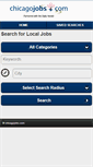 Mobile Screenshot of m.chicagojobs.com