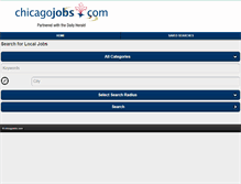 Tablet Screenshot of m.chicagojobs.com